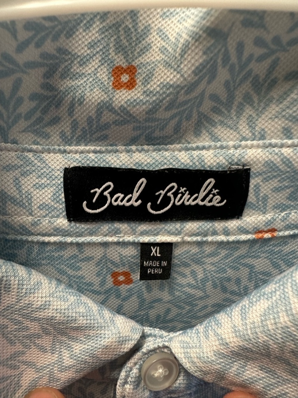 Men's Bad Birdie Short-Sleeve Polo Shirt size xl - Picture 2 of 3